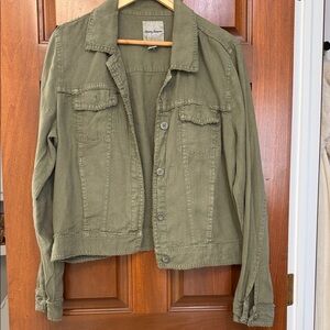 Tommy Bahama %100 Linen Olive Green Jacket